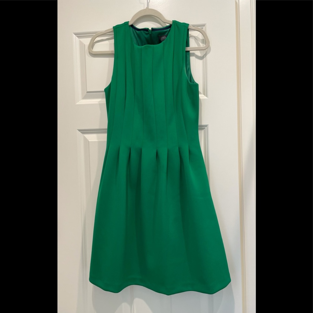 Vince Camuto pleat fit and flare dress